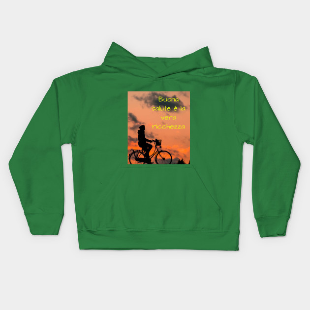 Buona Salute E La Vera Ricchezza Italy Kids Hoodie Teepublic