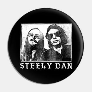 Steely Dan \/\/ Retro Style Faded Design Pin