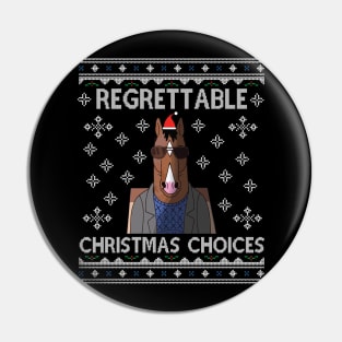 BoJack Horseman Regrettable Christmas Choices Pin