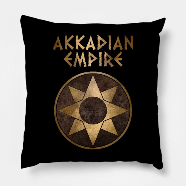 Akkadian Empire Symbol Ancient War Goddess Ishtar Pillow by AgemaApparel