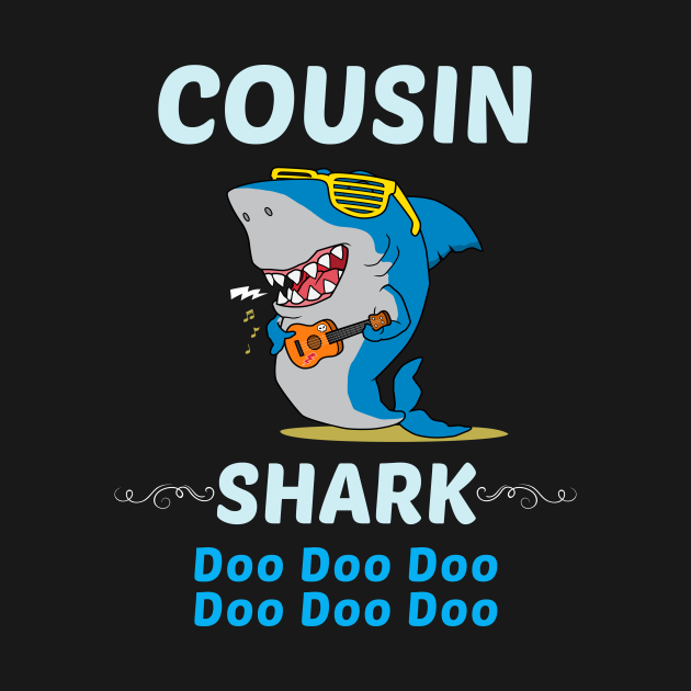 Disover Family Shark 2 COUSIN - Cousin - T-Shirt