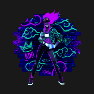 Kda Kaisa K Pop League Of Legends T Shirts Teepublic