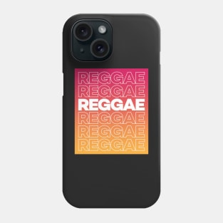 Reggae Typography Phone Case