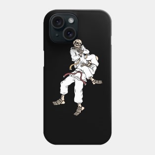 Karete Skull, Jiu Jitsu Skull, Judo Skull, Judo Skeleton, Jiu Jitsu Skeleton Phone Case