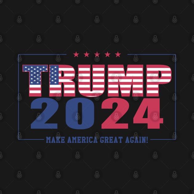 Trump 2024 Make America Great Again by Nolinomeg