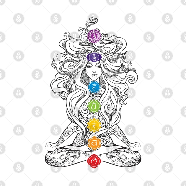 Chakra Goddess - So Aligned by Nirvanax Studio