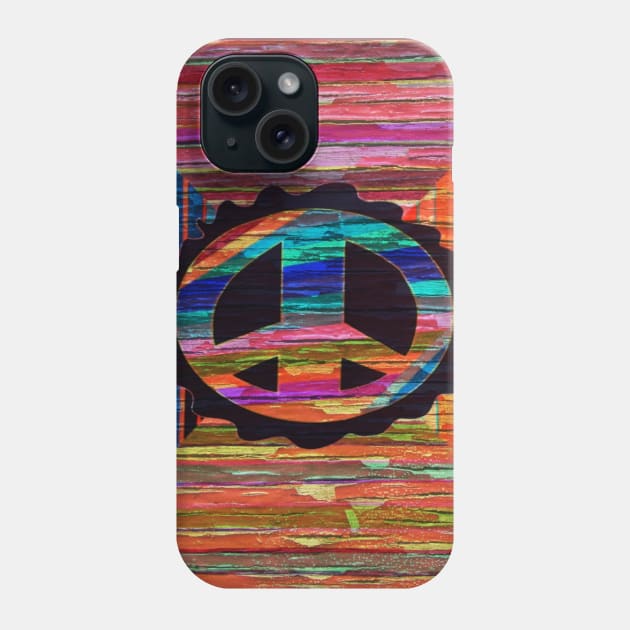 Psychedelic Peace Doodle Phone Case by ARTWORKandBEYOND