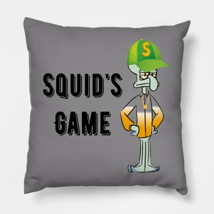 A Little Squid Game Parody Pillow