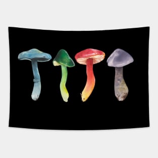 colorful mushrooms Tapestry