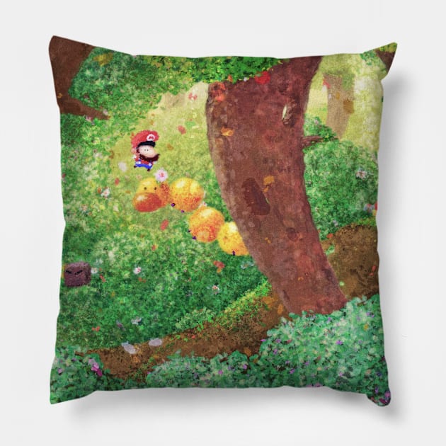 Foret en fleur Pillow by Orioto