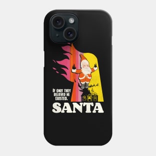 Santa Horror Parody // Christmas Slasher Movie Phone Case