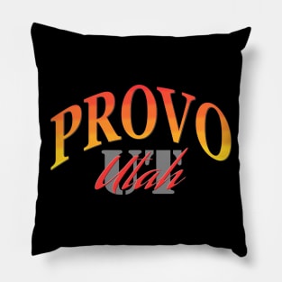 City Pride: Provo, Utah Pillow