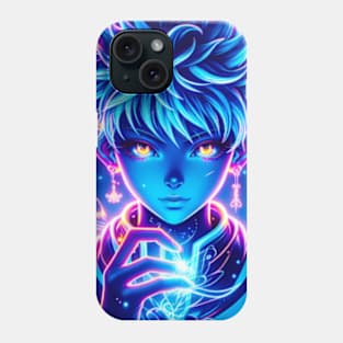 Killua zoldyck neon Phone Case