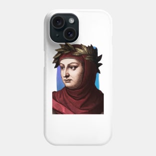 Italian Writer Giovanni Boccaccio illustration Phone Case