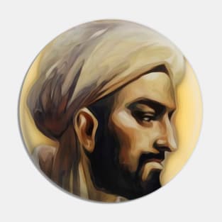 Ibn Khaldun Portrait | Ibn Khaldun Artwork Pin