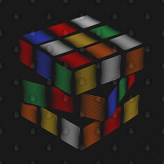 Hazy Illusion Cube - Rubik's Cube Inspired Design for people who know How to Solve a Rubik's Cube by Cool Cube Merch