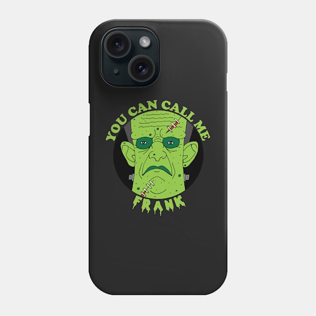 Funny Frankenstein Monster Frank Phone Case by HotHibiscus