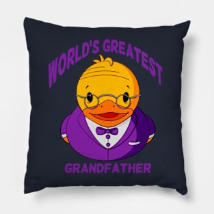 World’s Greatest Grandfather Rubber Duck Pillow