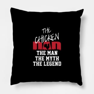 Funny Chicken Dad Farmer Gift, Chicken Gift For Husband product Pillow