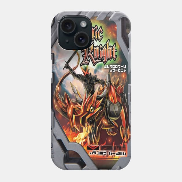 Custom Case Dragonic Knight Wonder Ride Book Phone Case by Tokuproject