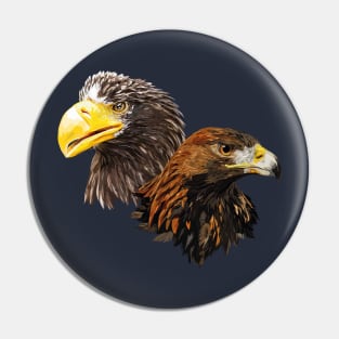 Giant Pigargo and Golden Eagle Pin