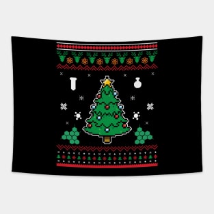 'Oh Chemistry Tree' Cool Christmas Chemistry Tapestry