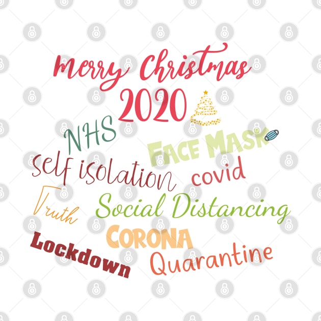 Funny Christmas 2020 Quarantine Christmas by Royal7Arts