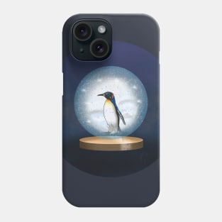 Pingwin in snow Phone Case