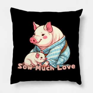 Parenting pig Pillow