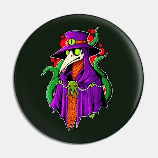 The Eldritch Plague's Physician Bloodspatter Edition Pin