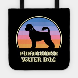 Portuguese Water Dog Vintage Sunset Dog Tote