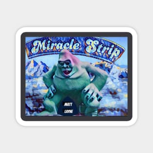 Miracle Strip: Abominable Snowman Magnet