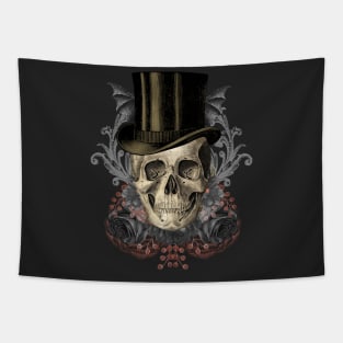 Gothic Skull Tapestry