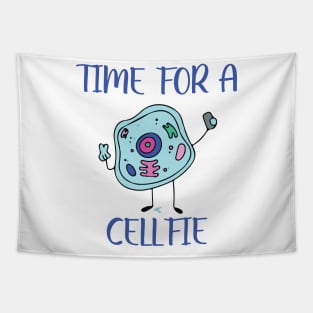 Time for a cellfie funny Tapestry