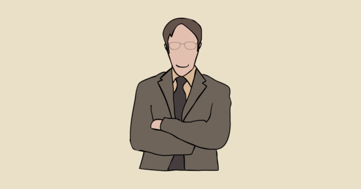 Dwight Schrute - The Office - Sticker | TeePublic