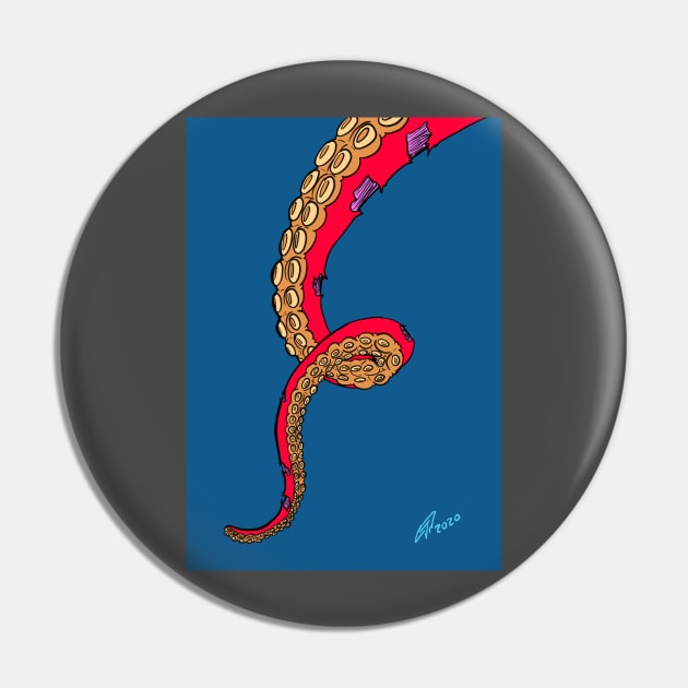 Tentacle Pin by Corey Has Issues