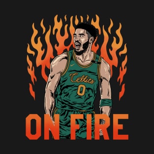 ON FIRE JAYSON TATUM T-Shirt