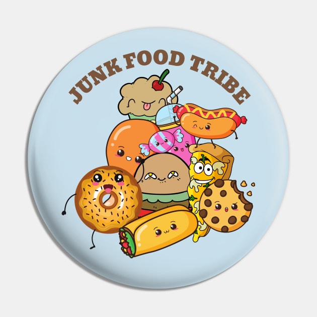 Junk Food Tribe Pin by Unique Treats Designs