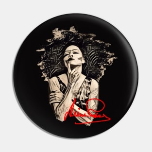 Diana ross - Black sketch Pin