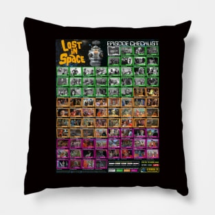 Episode Checklist Poster - Classic Lost In Space Pillow