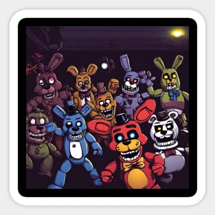 FNAF Sticker for Sale by Alpha Nerdy