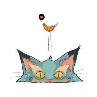Cat&tweet T-Shirt