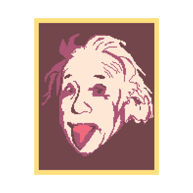 Albert Einstein Pixelart by pichi pixel