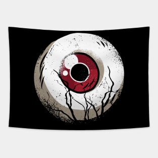 Dark Eye Ball Halloween Tapestry