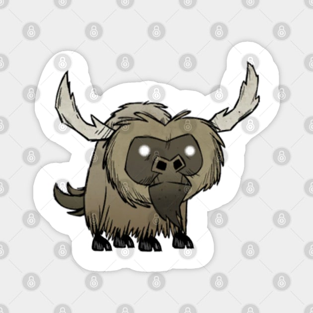 Don't Starve Beefalo Magnet by Geektuel