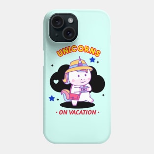 Unicorns On Vacation | Cute Baby Phone Case