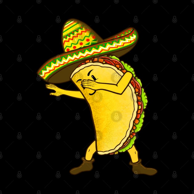Tacos dabbing tacos lover Mexican food by Artardishop