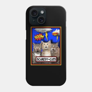 SCARED FREAKED OUT CATS Phone Case