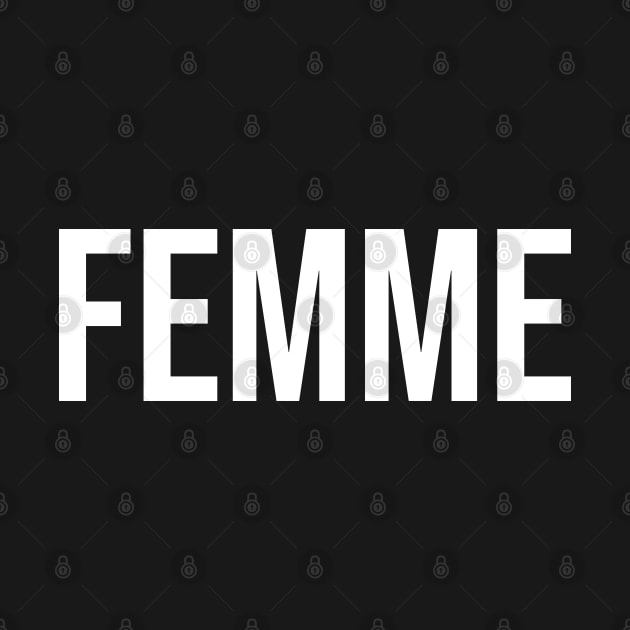 Femme // Butch Lesbian Gay Pride by darklordpug