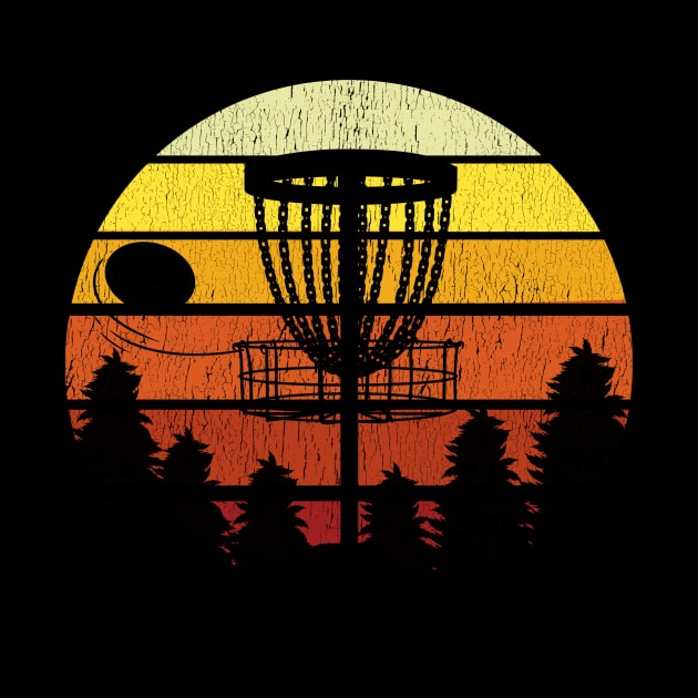 Vintage Retro Frolf Frisbee Disc Golf T-shirt Gift by biNutz